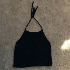 Brandy Melville Halter Tie Crop Top